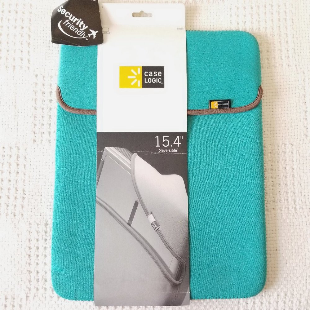 New Case Logic Laptop reversible case (aqua/brown)